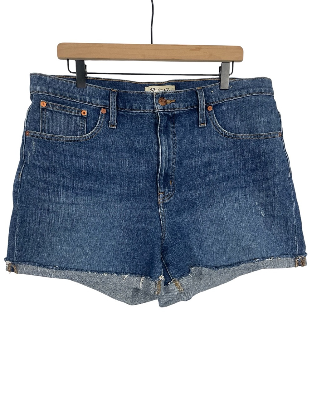 Madewell Jean Shorts High Rise Denim Shorts Size 32